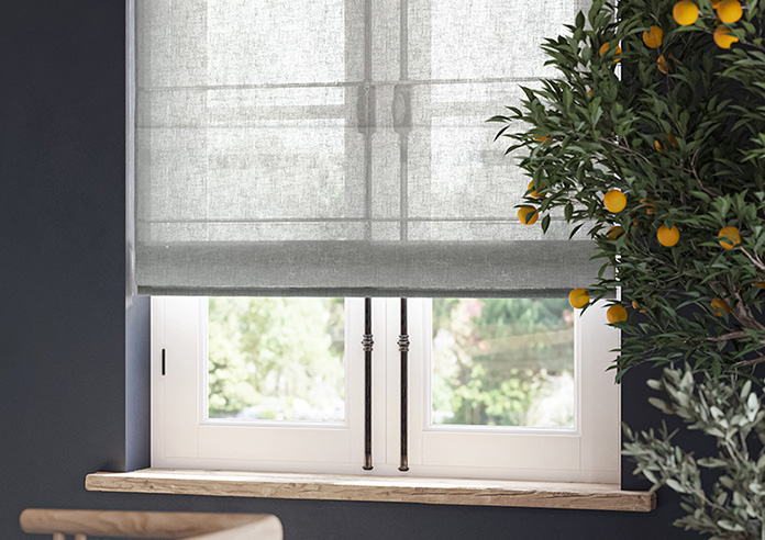 Kalahari Voile, Cool Grey - Roman Blind - Image 5